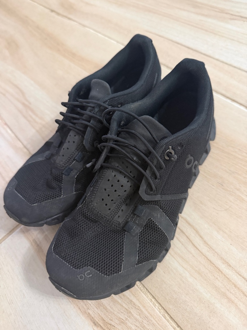 On Running Men's All-Black Athletic Running Shoes - Picture 3 of 3